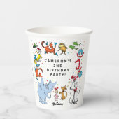 Dr. Seuss Karakter Confetti | Verjaardag kinderen Papieren Bekers (Voorkant)