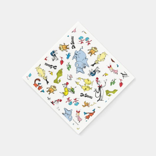 Dr. Seuss Karakter Confetti | Verjaardag kinderen Servet (Hoek)