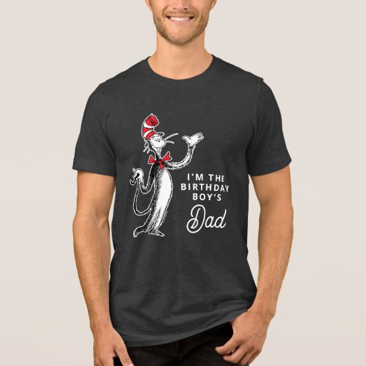 Dr. Seuss Karakter Confetti | Verjaardag kinderen Tri-Blend Shirt (Voorkant)