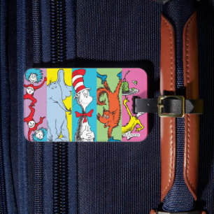 Dr. Seuss Karakter Segment Bagagelabel