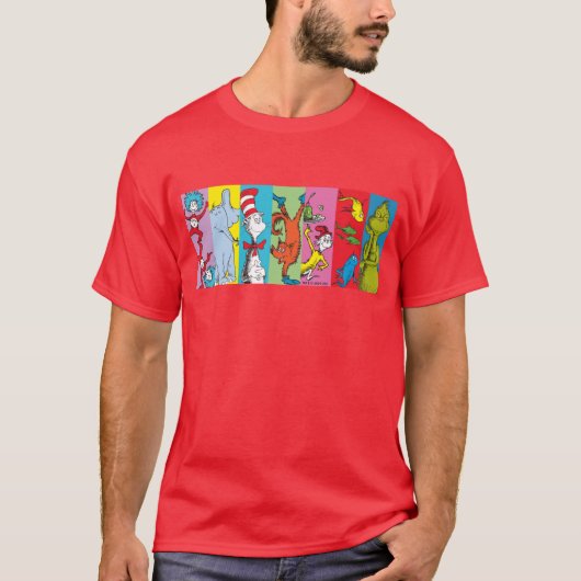 Dr. Seuss | Karakter Segment T-shirt (Voorkant)