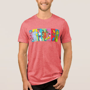Dr. Seuss Karakter Segment Tri-Blend Shirt