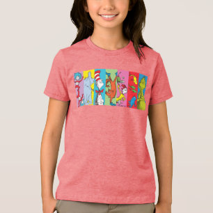 Dr. Seuss Karakter Segment Tri-Blend Shirt