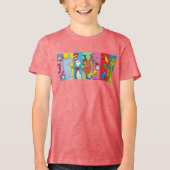 Dr. Seuss | Karakter Segment Tri-Blend Shirt (Voorkant)