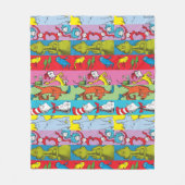 Dr. Seuss | Karakter Slice Fleece Deken (Voorkant)