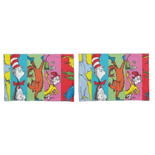 Dr. Seuss Karakter Slice Kussensloop