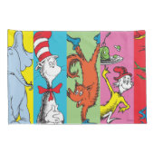 Dr. Seuss | Karakter Slice Kussensloop (Achterkant-Rechts)