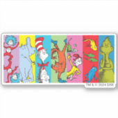 Dr. Seuss | Karakter Slice Sticker (Voorkant)