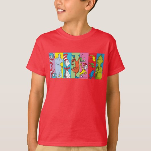 Dr. Seuss | Karakter Slice T-shirt (Voorkant)