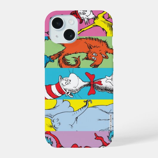 Dr. Seuss | Karakter Uitsnede iPhone 15 Case (Achterkant)