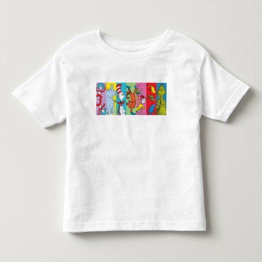 Dr. Seuss | Karakter Uitsnede Kinder Shirts (Voorkant)