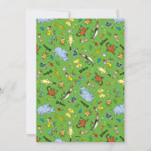 Dr. Seuss Karakterpatroon | Verjaardag kinderen Kaart (Achterkant)