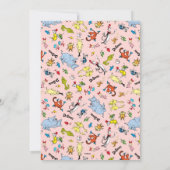 Dr. Seuss Karakterpatroon | Verjaardag kinderen Kaart (Achterkant)