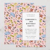 Dr. Seuss Karakterpatroon | Verjaardag kinderen Kaart (Voorkant / Achterkant)