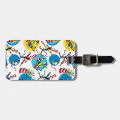 Dr. Seuss | Karakters met penpatroon Bagagelabel (Voorkant horizontaal)