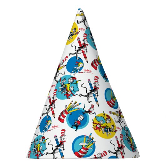 Dr. Seuss | Karakters met penpatroon Feesthoedjes (Rechts)