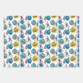 Dr. Seuss | Karakters met penpatroon Inpakpapier Vel (Voorkant 2)