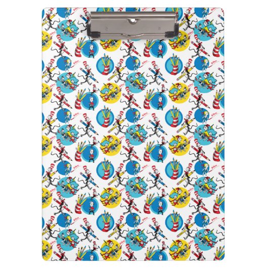 Dr. Seuss | Karakters met penpatroon Klembord (Voorkant)