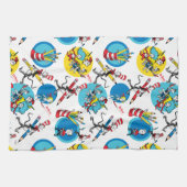 Dr. Seuss | Karakters met penpatroon Theedoek (Horizontaal)