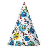 Dr. Seuss | Karakters Met Potloden Patroon Feesthoedjes (Links)