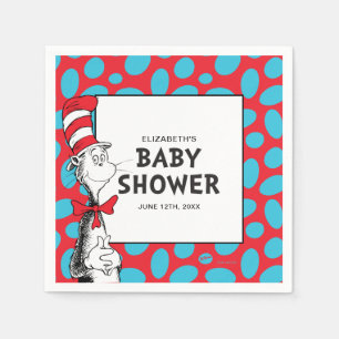 Dr. Seuss Kat in de Hoed Baby Shower Servet