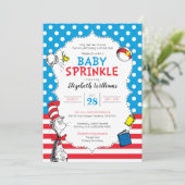 Dr. Seuss - Kat in de Hoed Baby Sprinkle Kaart (Staand voorkant)
