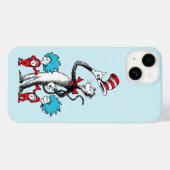 Dr. Seuss | Kat in de Hoed, Ding 1 & Ding 2 Case-Mate iPhone Case (Achterkant (horizontaal))