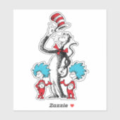 Dr. Seuss | Kat in de Hoed, Ding Een & Ding Twee Sticker (Vel)