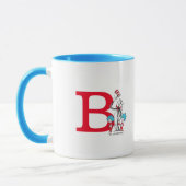 Dr. Seuss Kat in de Hoed, Ding Een Monogram B Mok (Links)