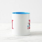 Dr. Seuss Kat in de Hoed, Ding Een Monogram M Mok (Midden)