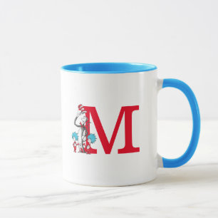 Dr. Seuss Kat in de Hoed, Ding Een Monogram M Mok