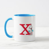 Dr. Seuss Kat in de Hoed, Ding Een Monogram X Mok (Links)