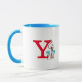 Dr. Seuss Kat in de Hoed, Ding Een Monogram Y Mok (Links)