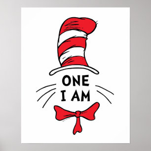 Dr. Seuss   Kat in de Hoed - Eén ben ik Poster