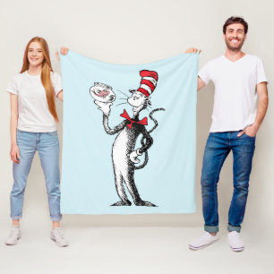 Dr. Seuss Kat in de Hoed & Krinklebine Fleece Deken