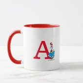 Dr. Seuss Kat in de Hoed - Lezen Monogram A Mok (Links)