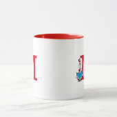 Dr. Seuss Kat in de Hoed - Lezen Monogram M Mok (Midden)