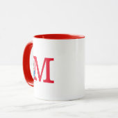 Dr. Seuss Kat in de Hoed - Lezen Monogram M Mok (Voorkant links)