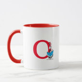 Dr. Seuss Kat in de Hoed - Lezen Monogram O Mok (Links)