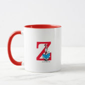 Dr. Seuss Kat in de Hoed - Lezen Monogram Z Mok (Links)