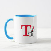 Dr. Seuss Kat in de Hoed Paraplu Wandel Monogram T Mok (Links)