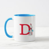 Dr. Seuss Kat in de Hoed, Thing One Monogram D Mok (Links)
