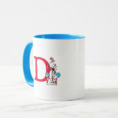 Dr. Seuss Kat in de Hoed, Thing One Monogram D Mok (Voorkant links)