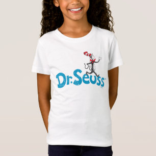 Dr. Seuss Kat in de Hoed Vintage Logo T-shirt