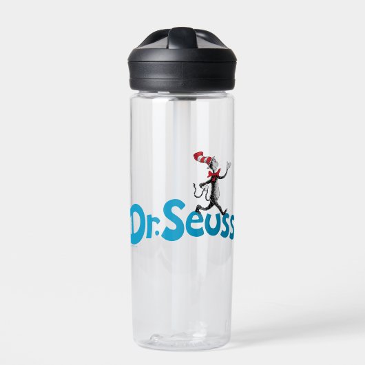 Dr. Seuss | Kat in de Hoed Vintage Logo Waterfles (Voorkant)