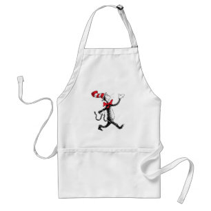 Dr. Seuss Kat in de Hoed Wandelpad Standaard Schort