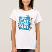 Dr. Seuss | Kat in de Logo van de Pet - Karakters T-shirt (Voorkant)