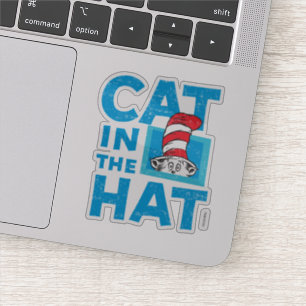 Dr. Seuss  Kat in de Logo van de Pet - Vintage Sticker