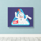 Dr. Seuss | Kat in de Maan Outer Space Graphic Canvas Afdruk (Insitu (Houten vloer))