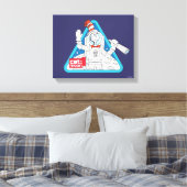 Dr. Seuss | Kat in de Maan Outer Space Graphic Canvas Afdruk (Insitu (Slaapkamer))